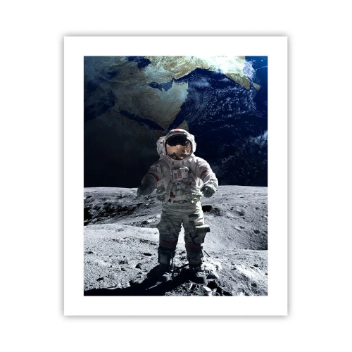 Plakat - Hilsner fra månen - 40x50 cm