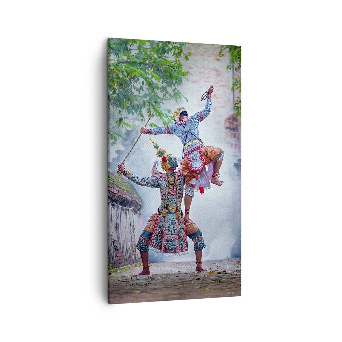 Lærredstryk - Billede på lærred - En dans af dødbringende skønhed - 45x80 cm