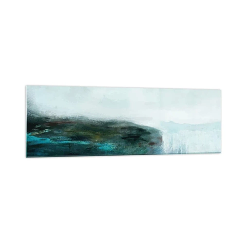 Billede på glas - Marin abstraktion - 160x50 cm