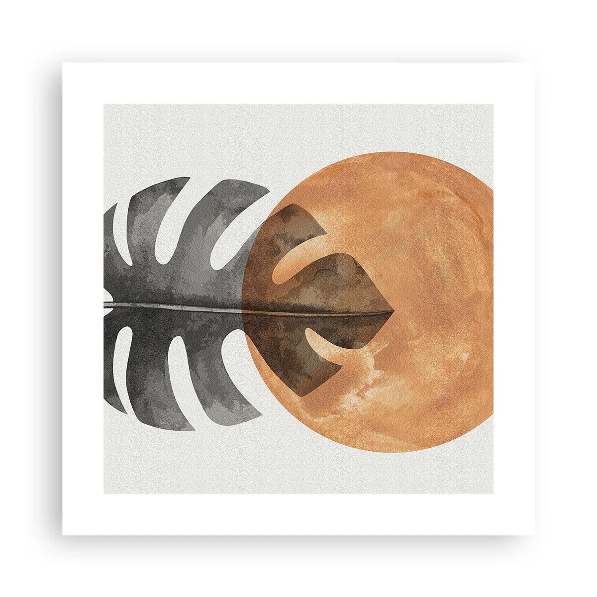 Plakat - Altid solen - 40x40 cm