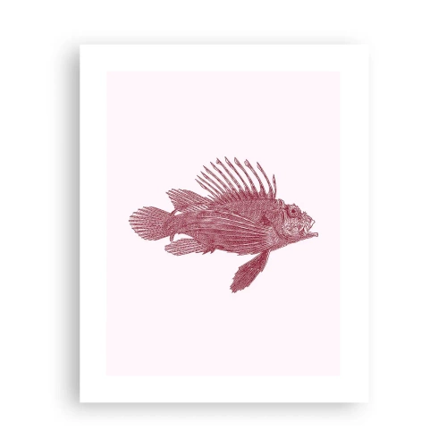 Plakat - En beboer i eksotiske farvande - 40x50 cm