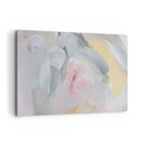 Lærredstryk - Billede på lærred - I en pastelfarvet verden - 120x80 cm