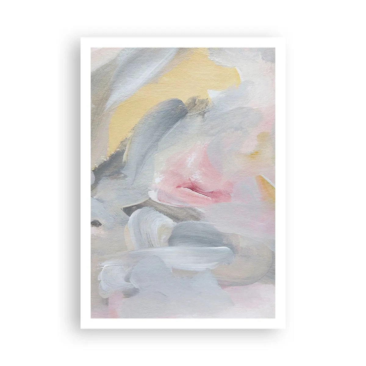 Plakat - I en pastelfarvet verden - 70x100 cm