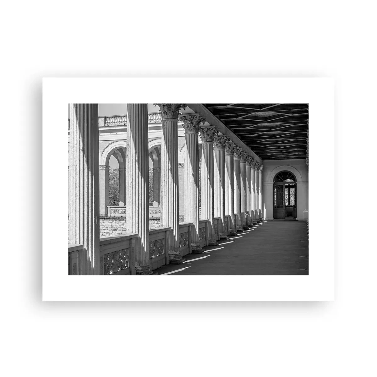 Plakat - Solrig arkade - 40x30 cm