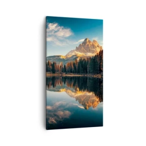 Lærredstryk - Billede på lærred - Dobbelt landskab - 45x80 cm