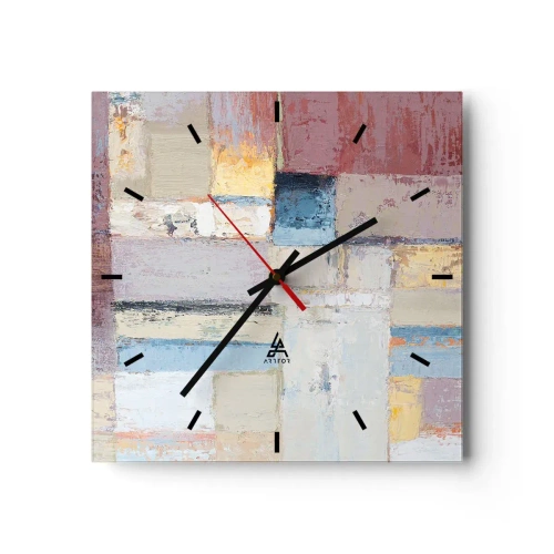 Vægur, Uret - Geometriens ro - 30x30 cm