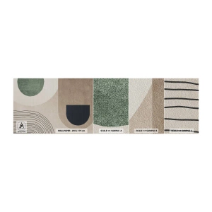 Prøve Fototapet Selvklæbende Deluxe Sticker - Blidheden i en oval - Minimalisme, Stykke, Abstraktion - 100x30 cm