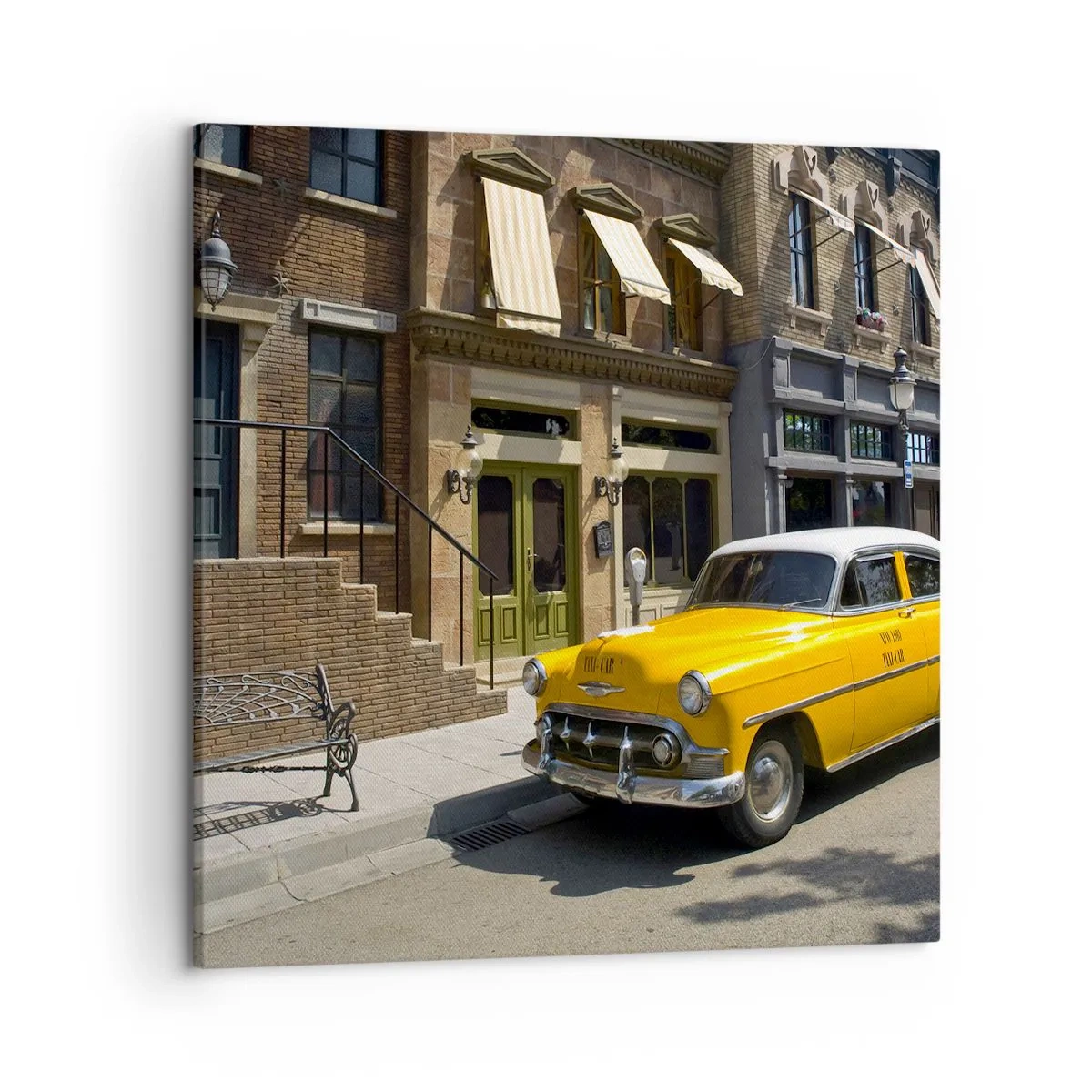 Lærredstryk - Billede på lærred - Der var engang i Amerika - 50x50 cm