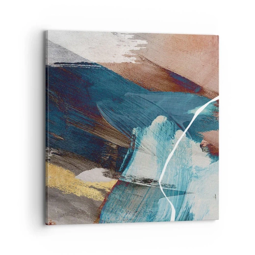 Lærredstryk - Billede på lærred - Med flair og energi - 70x70 cm