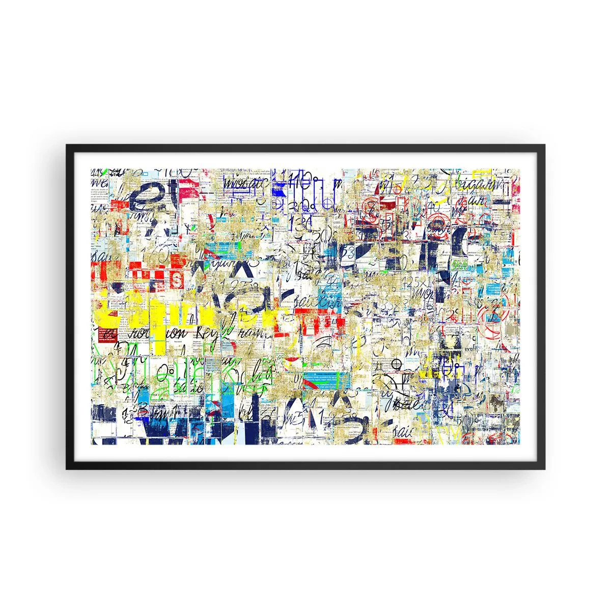 Plakat i sort ramme - Simpelthen en fryd for øjet - 91x61 cm