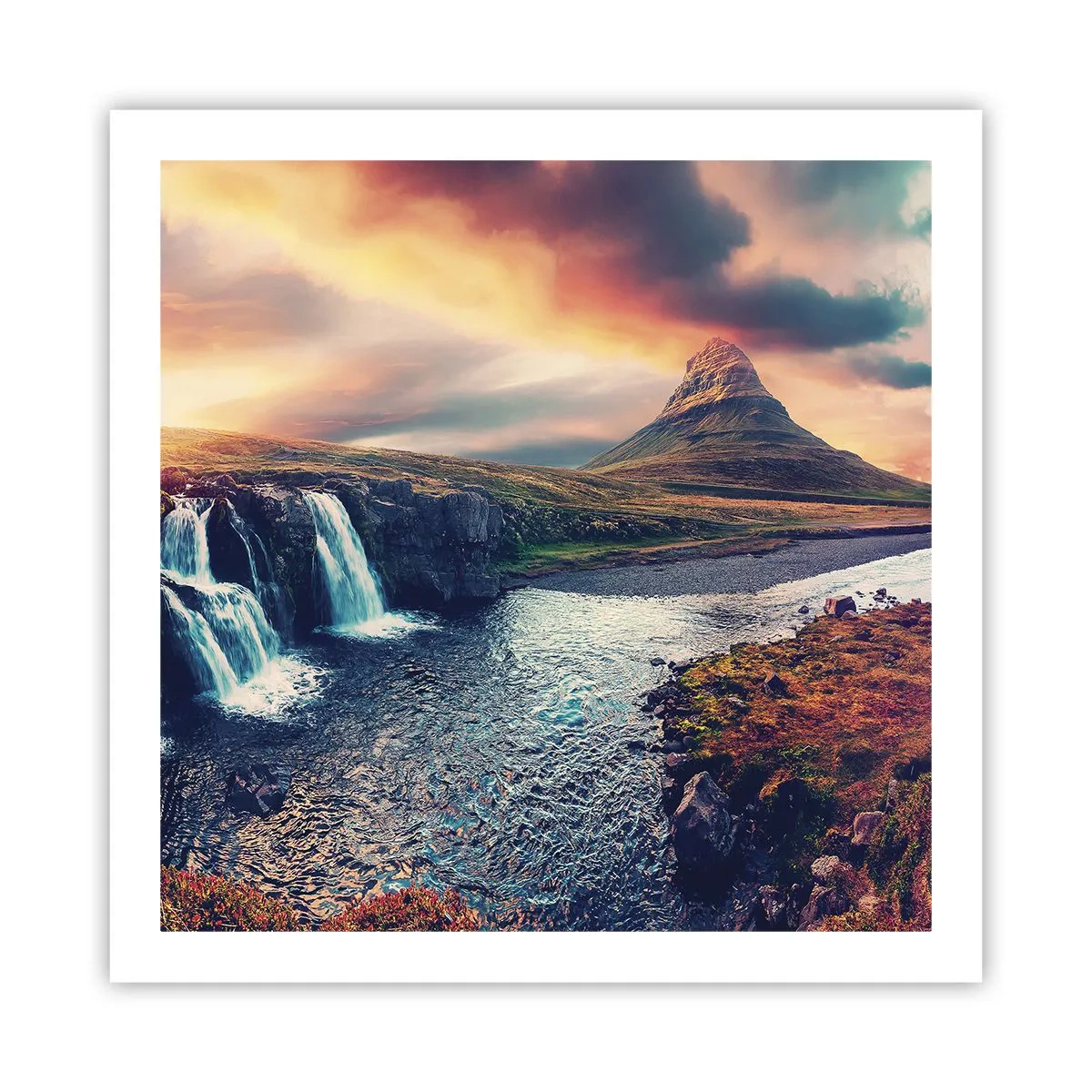 Plakat - I naturens majestæt - 60x60 cm