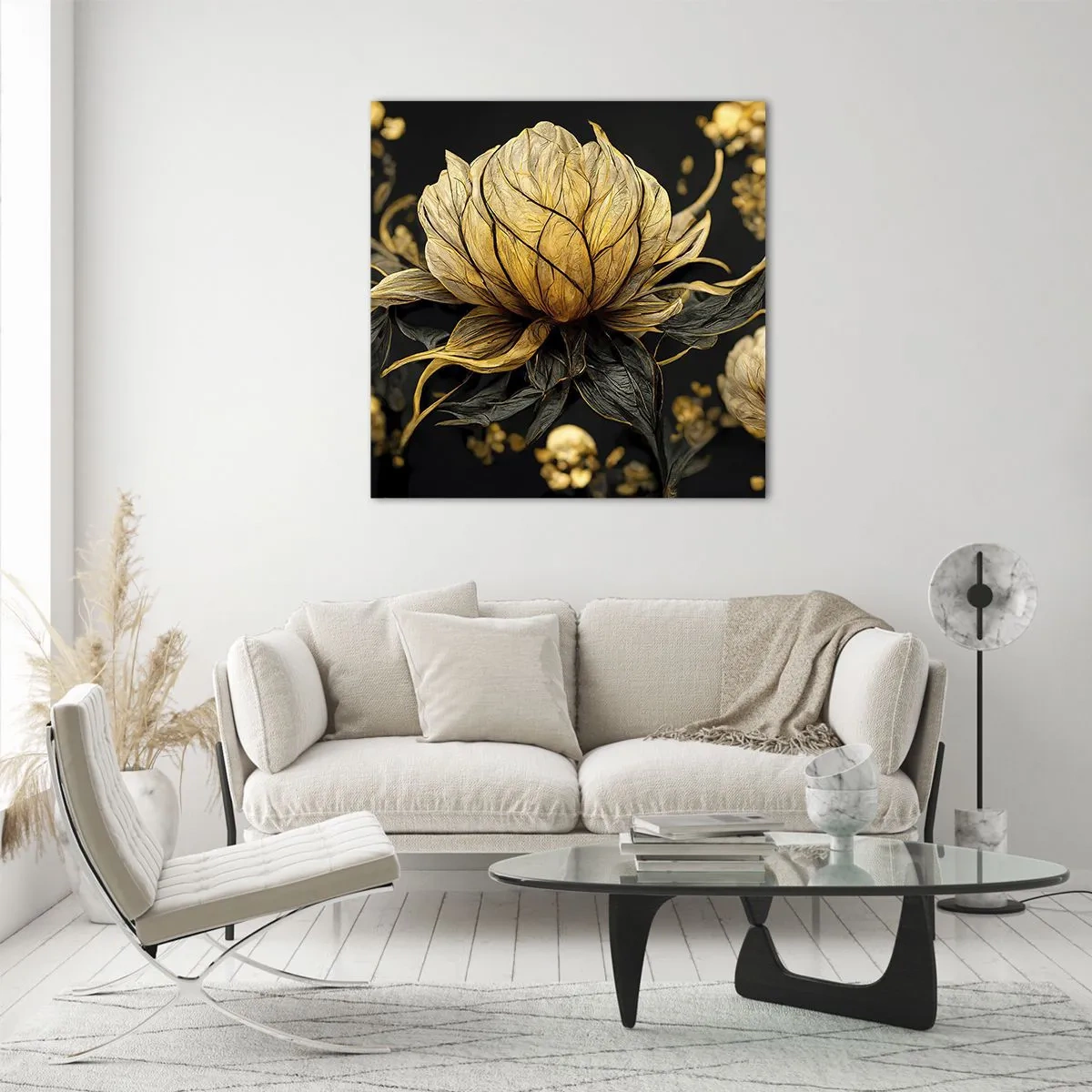 Billede på glas - Subtil skrøbelighed - 40x40 cm