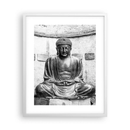 Plakat i hvid ramme - Ved fredens kilde - 40x50 cm