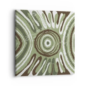 Lærredstryk - Billede på lærred - Eksplosion af følelser - 40x40 cm