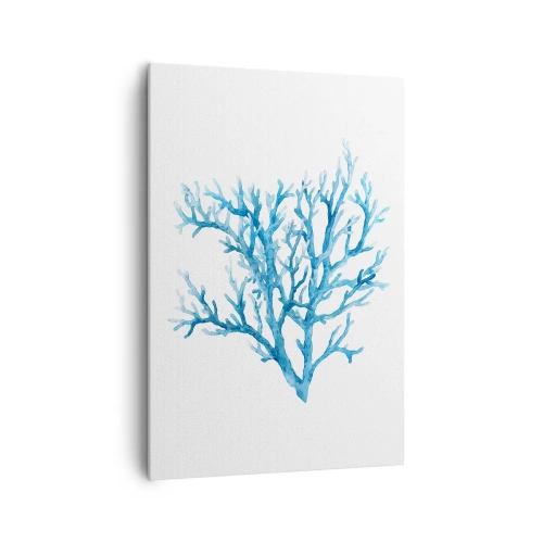 Lærredstryk - Billede på lærred - Marint filigran - 70x100 cm