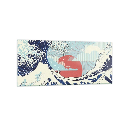 Billede på glas - Fra japanske inspirationer - 120x50 cm