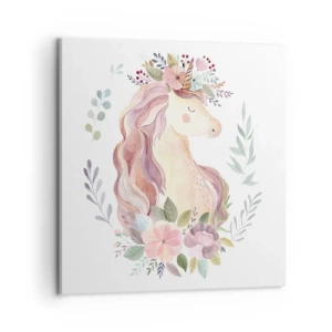 Lærredstryk - Billede på lærred - En invitation til eventyrets verden - 60x60 cm