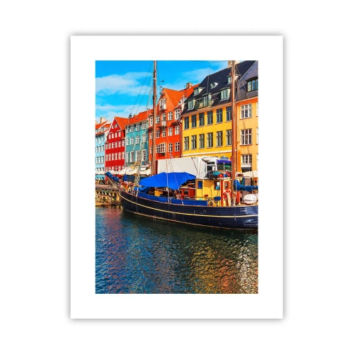 Plakat - Glædelig kaj - 30x40 cm