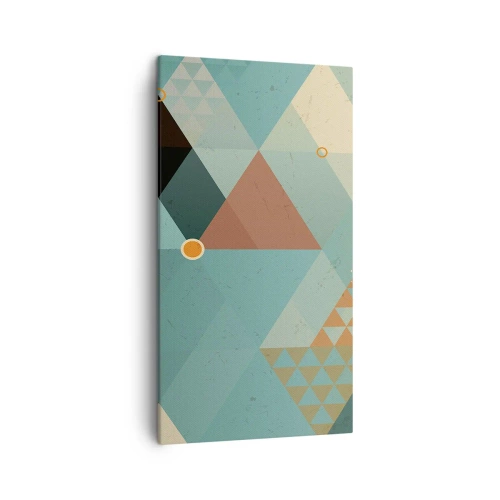 Lærredstryk - Billede på lærred - Enhed af mangfoldighed, mangfoldighed af enhed - 45x80 cm