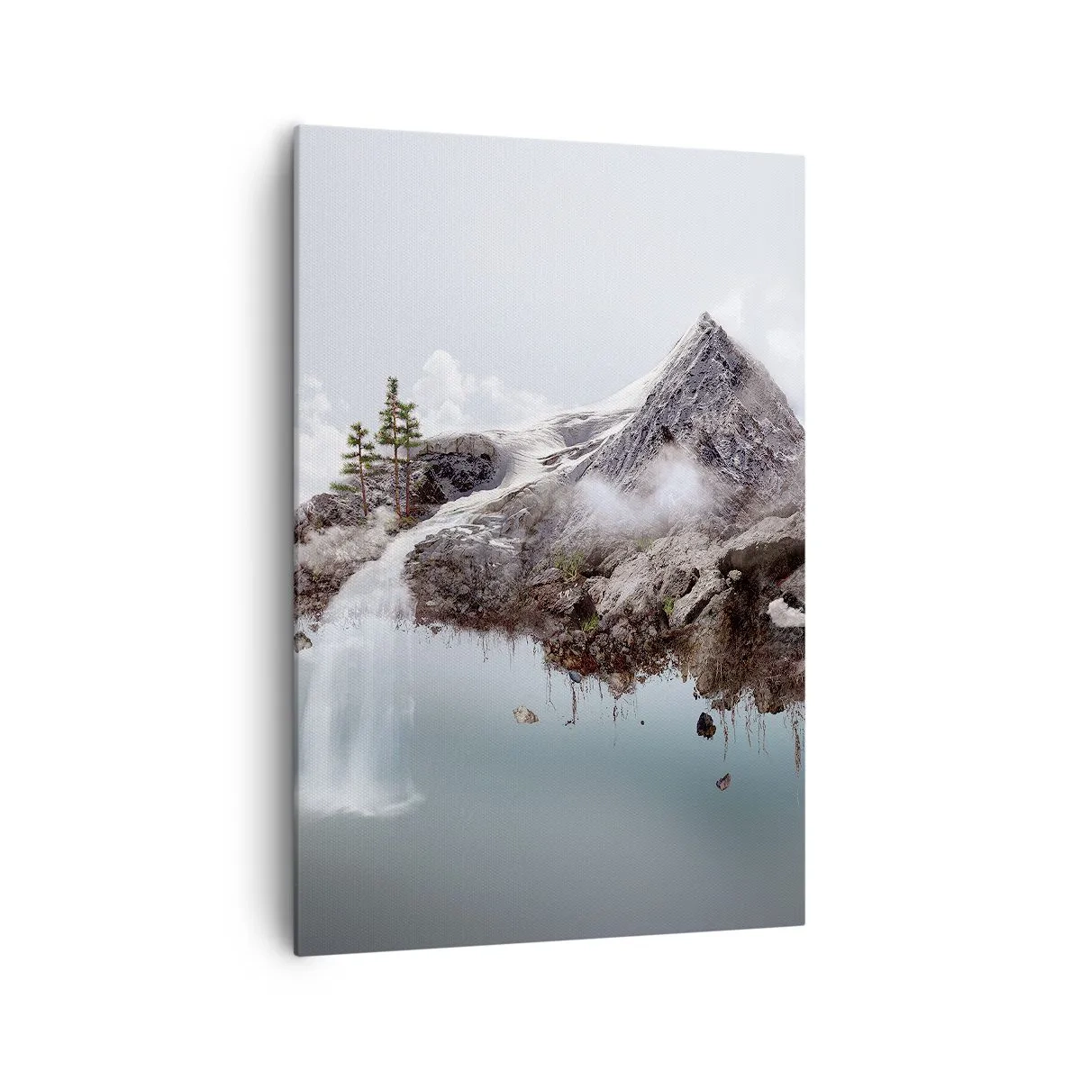 Lærredstryk - Billede på lærred - Set gennem en surrealists øjne - 70x100 cm