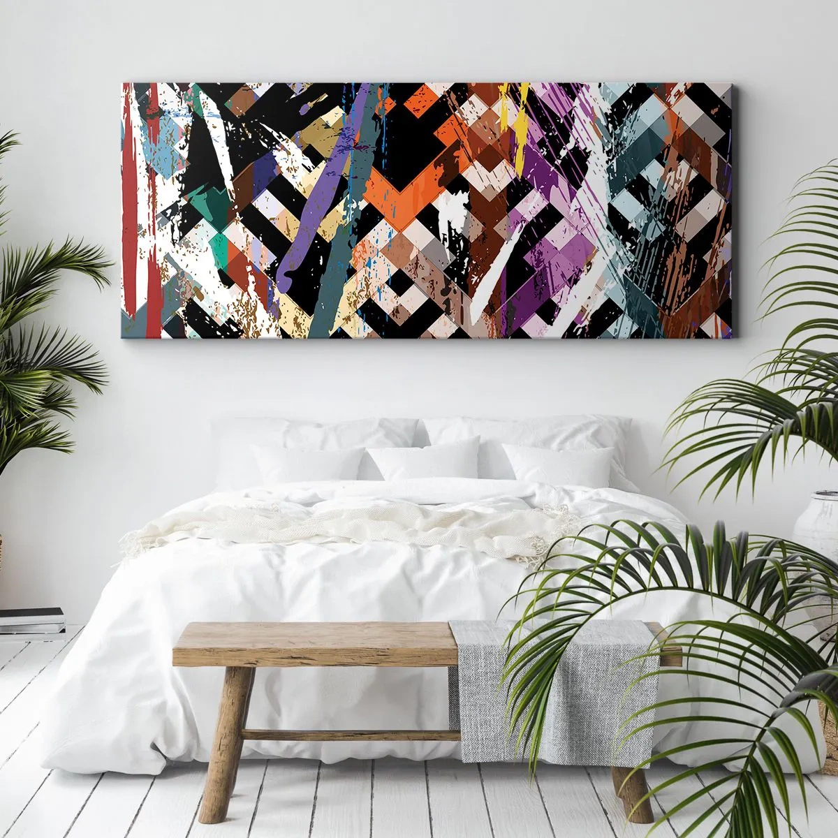 Lærredstryk - Billede på lærred - Kvadratisk - 100x40 cm