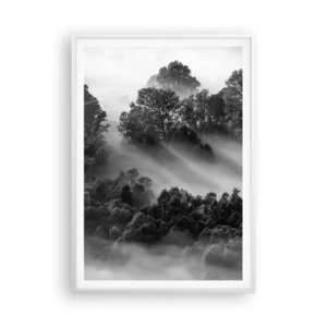 Plakat i hvid ramme - At vågne fra søvnen - 70x100 cm