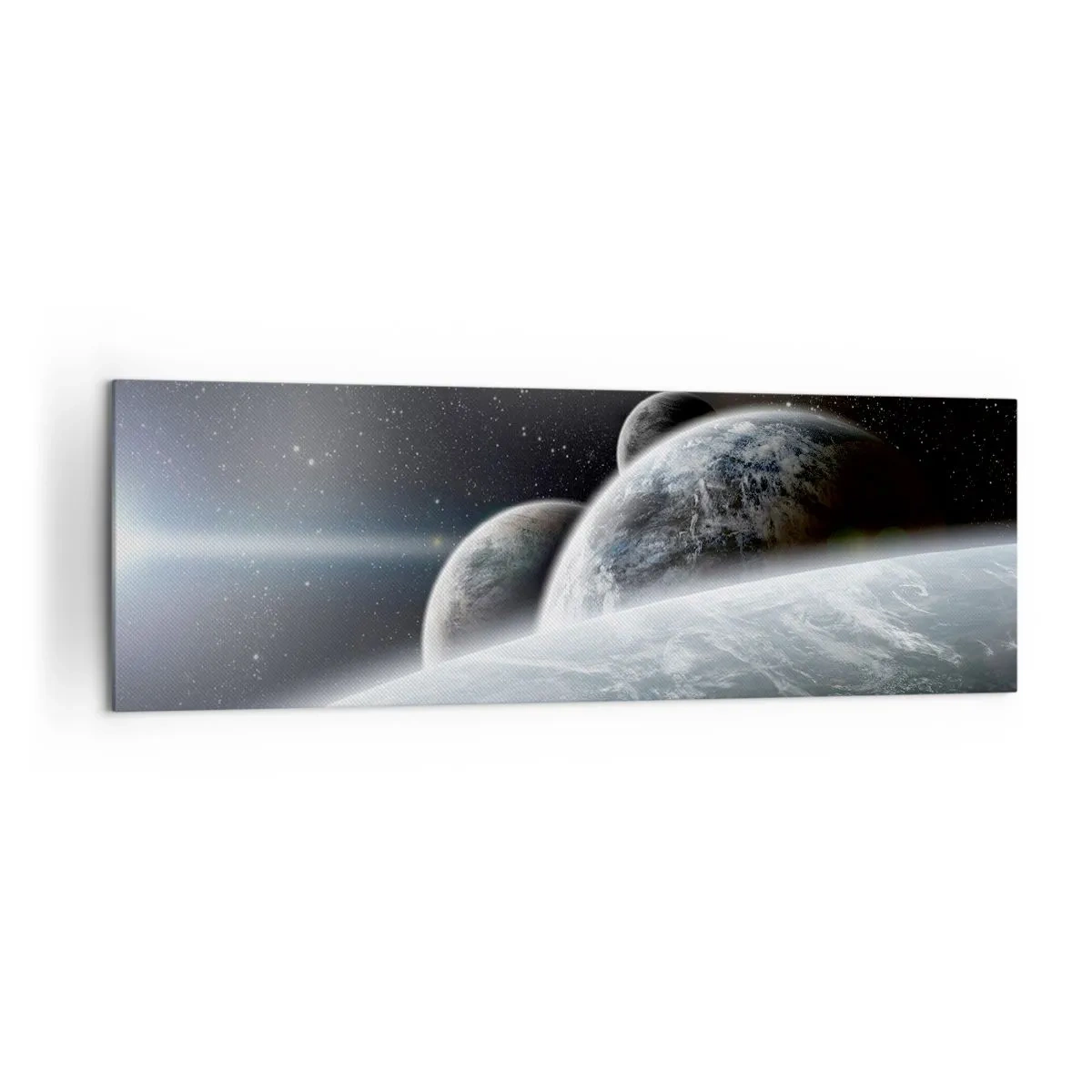 Lærredstryk - Billede på lærred - Sfærernes kosmiske musik - 160x50 cm