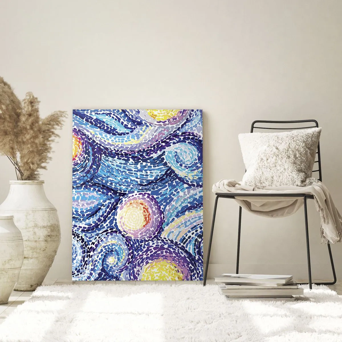 Billede på glas - Fra et maleri af van Gogh - 50x70 cm