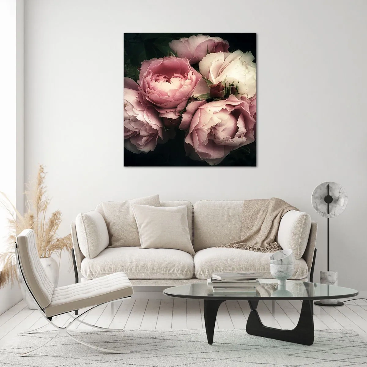 Billede på glas - Belle epoque charme - 70x70 cm