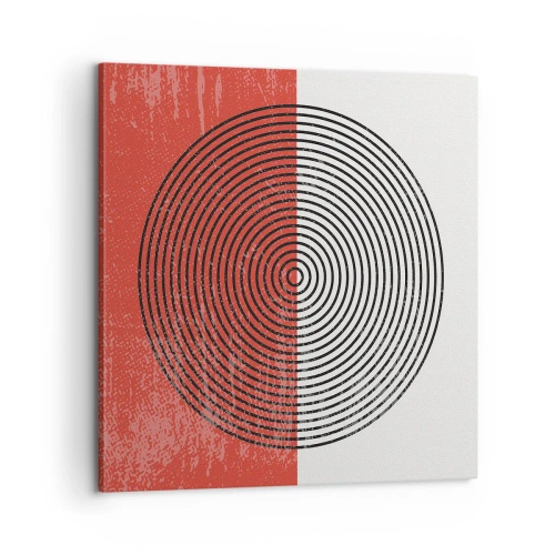 Lærredstryk - Billede på lærred - Lige til sagen - 60x60 cm