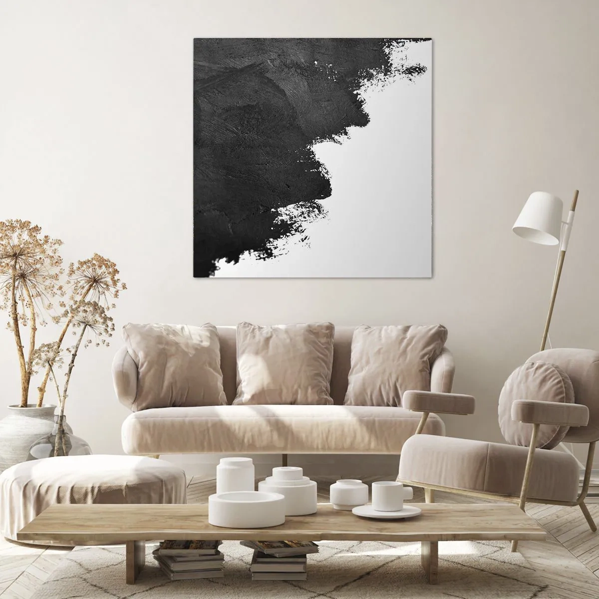 Lærredstryk - Billede på lærred - Elementer: jord - 50x50 cm