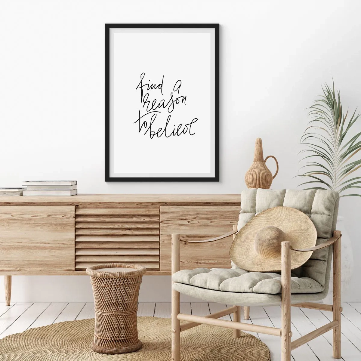 Plakat i sort ramme - Det er muligt - 40x50 cm