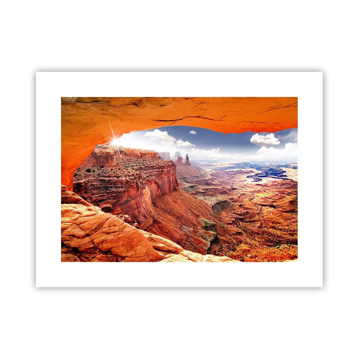 Plakat - Udskåret af naturen selv - 40x30 cm