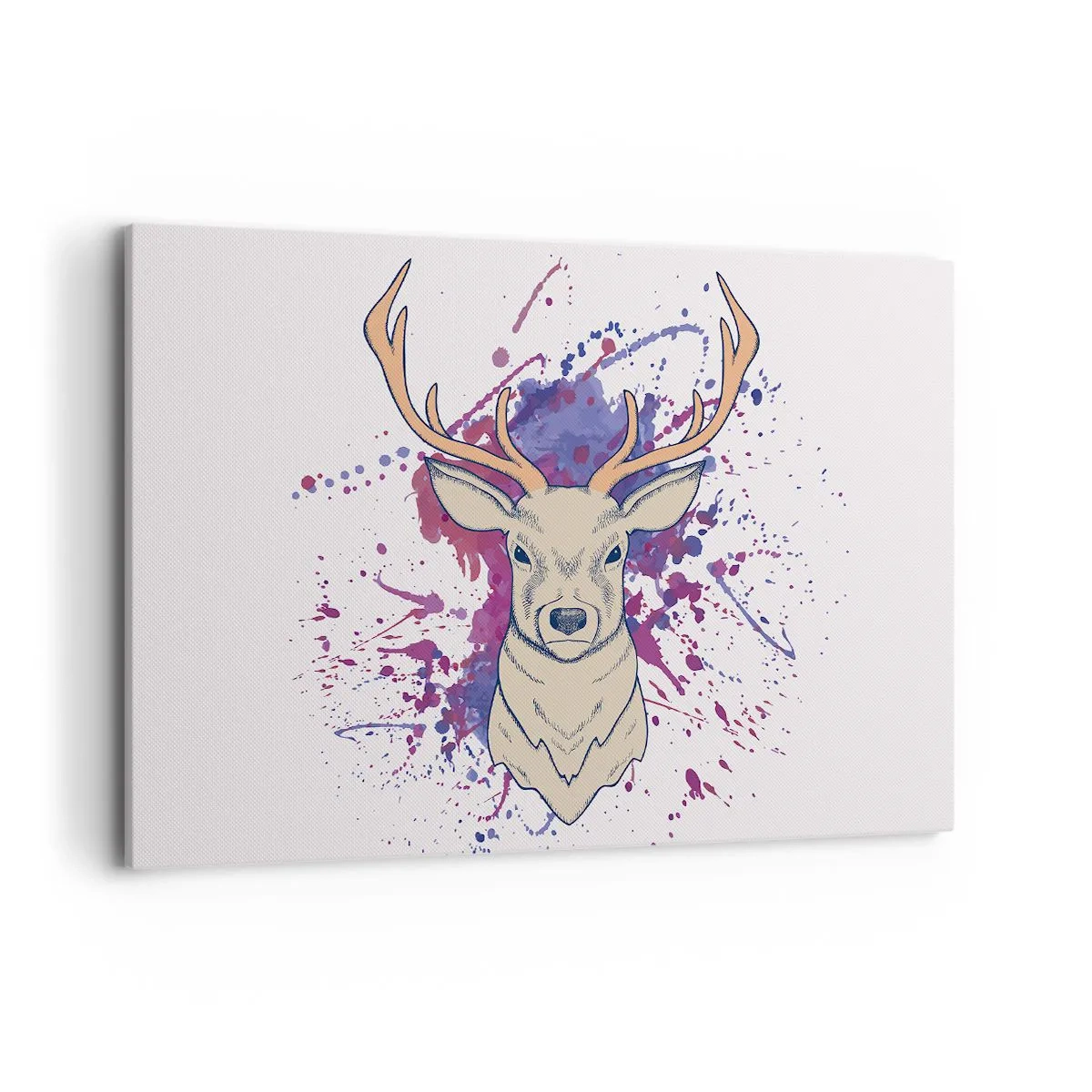 Lærredstryk - Billede på lærred - Mod og balance - 120x80 cm