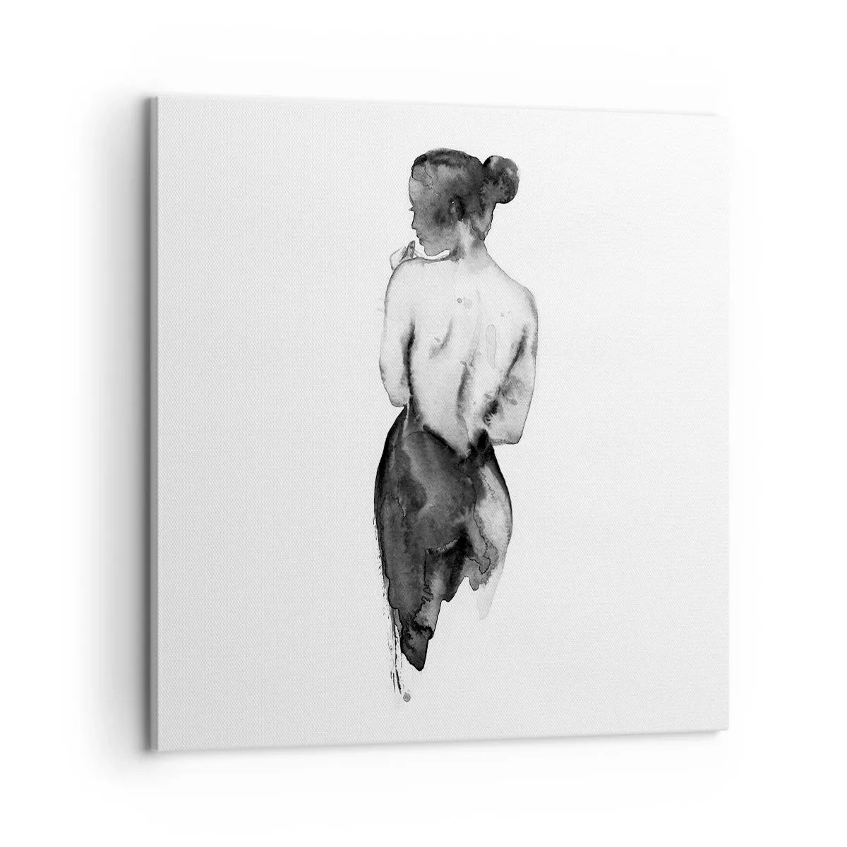 Lærredstryk - Billede på lærred - Med hende forsvinder verden - 60x60 cm