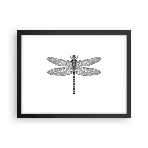 Plakat i sort ramme - Præcision i naturen - 40x30 cm