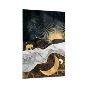 Billede på glas - Evige love - 70x100 cm