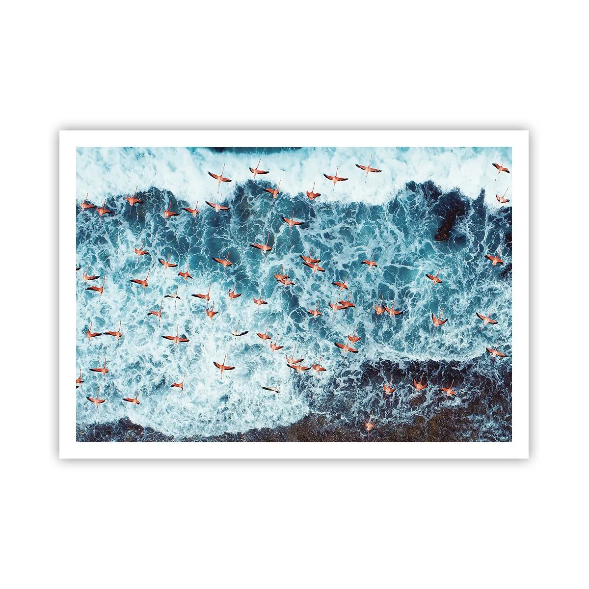 Plakat - Parade ved havet - 100x70 cm