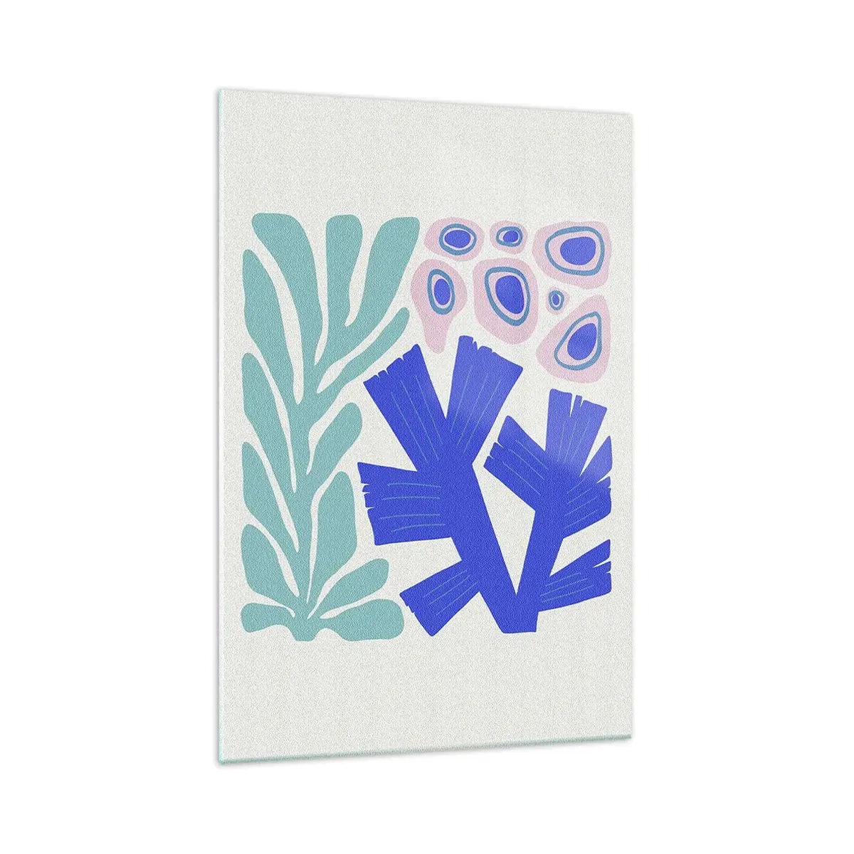 Billede på glas - Undervands have - 70x100 cm