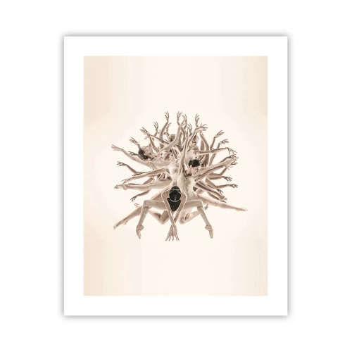 Plakat - Blomstrende i dans - 40x50 cm