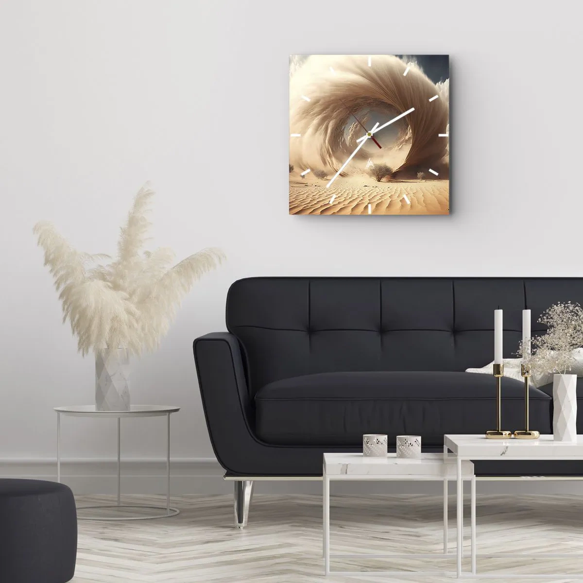 Vægur, Uret - Åben portal - 30x30 cm