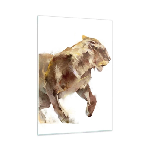 Billede på glas - Vild ynde - 50x70 cm