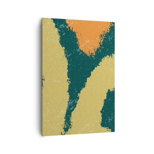 Lærredstryk - Billede på lærred - Abstraktion - i slowmotion - 70x100 cm