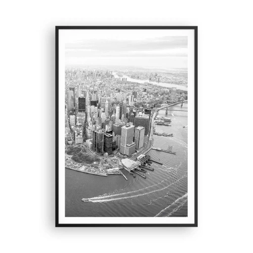 Plakat i sort ramme - Hvordan kan man ikke elske? - 70x100 cm