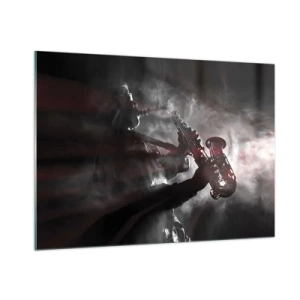 Billede på glas - I jazzens dampe - 100x70 cm