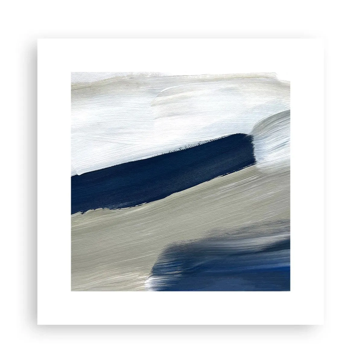 Plakat - Møde med det hvide - 30x30 cm