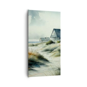 Lærredstryk - Billede på lærred - Væk fra trængsel og travlhed - 65x120 cm