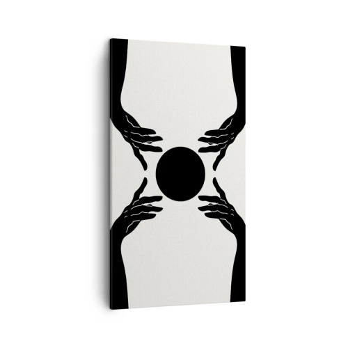 Lærredstryk - Billede på lærred - Et hemmeligt tegn - 45x80 cm