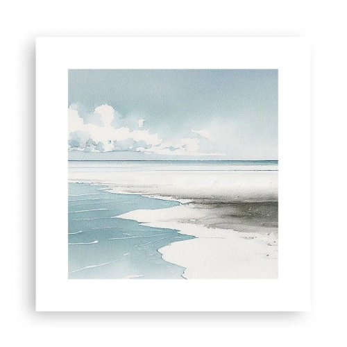 Plakat - Blidt tidevand - 30x30 cm