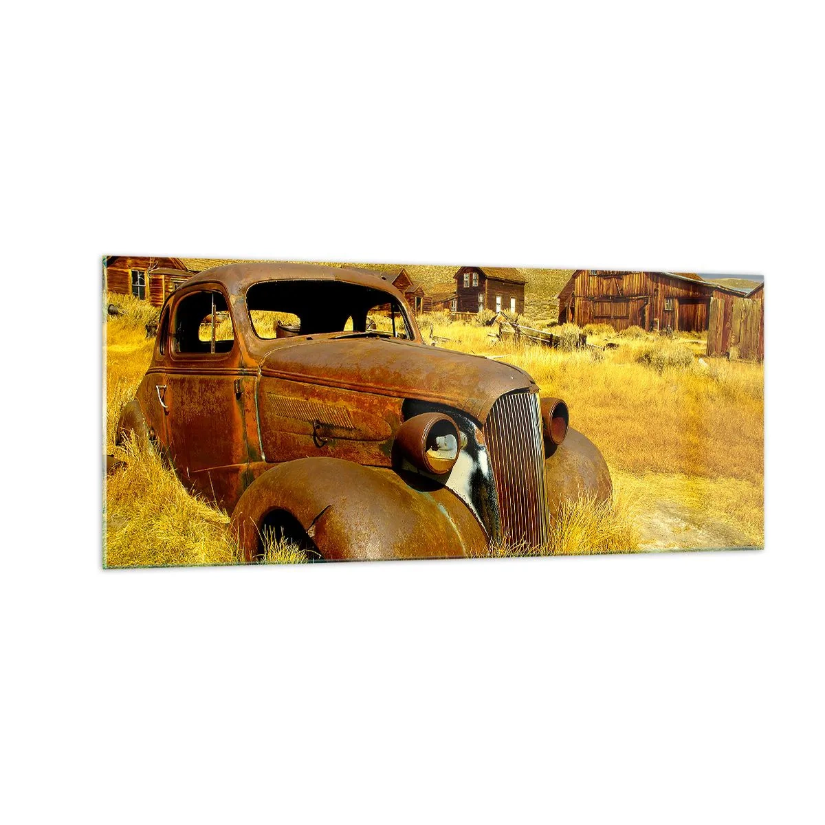 Billede på glas - Et velfortjent hvil - 100x40 cm